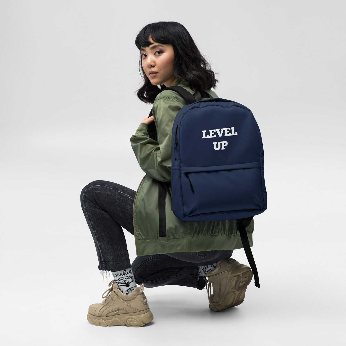 Navy Level Up Backpacks