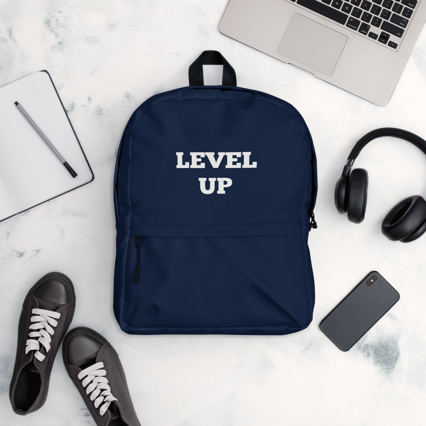 Navy Level Up Backpacks