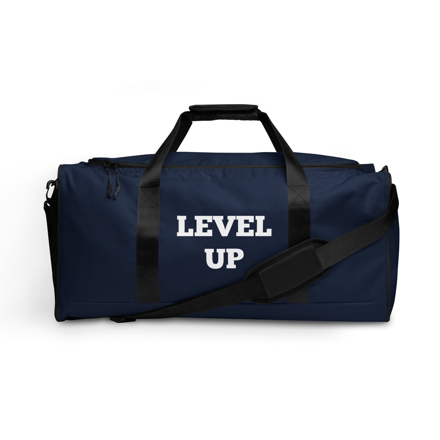 Navy Level Up Duffle Bags