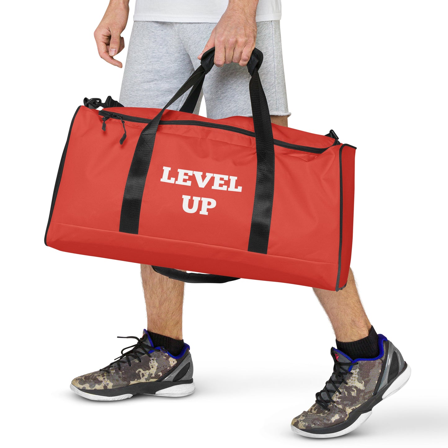 Coral Level Up Duffle Bags