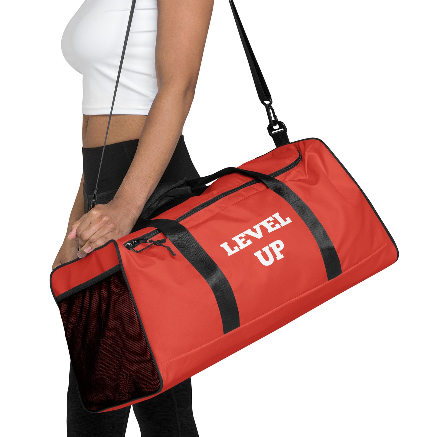 Coral Level Up Duffle Bags