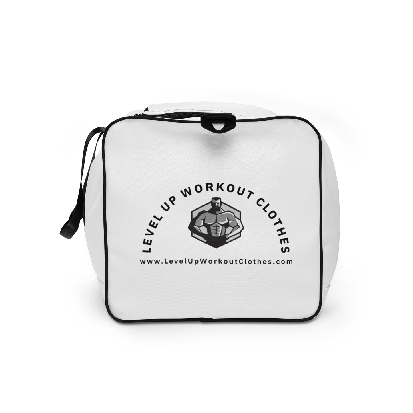 White Level Up Duffle Bags