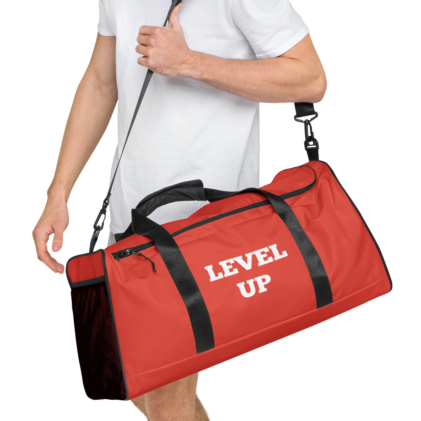 Coral Level Up Duffle Bags