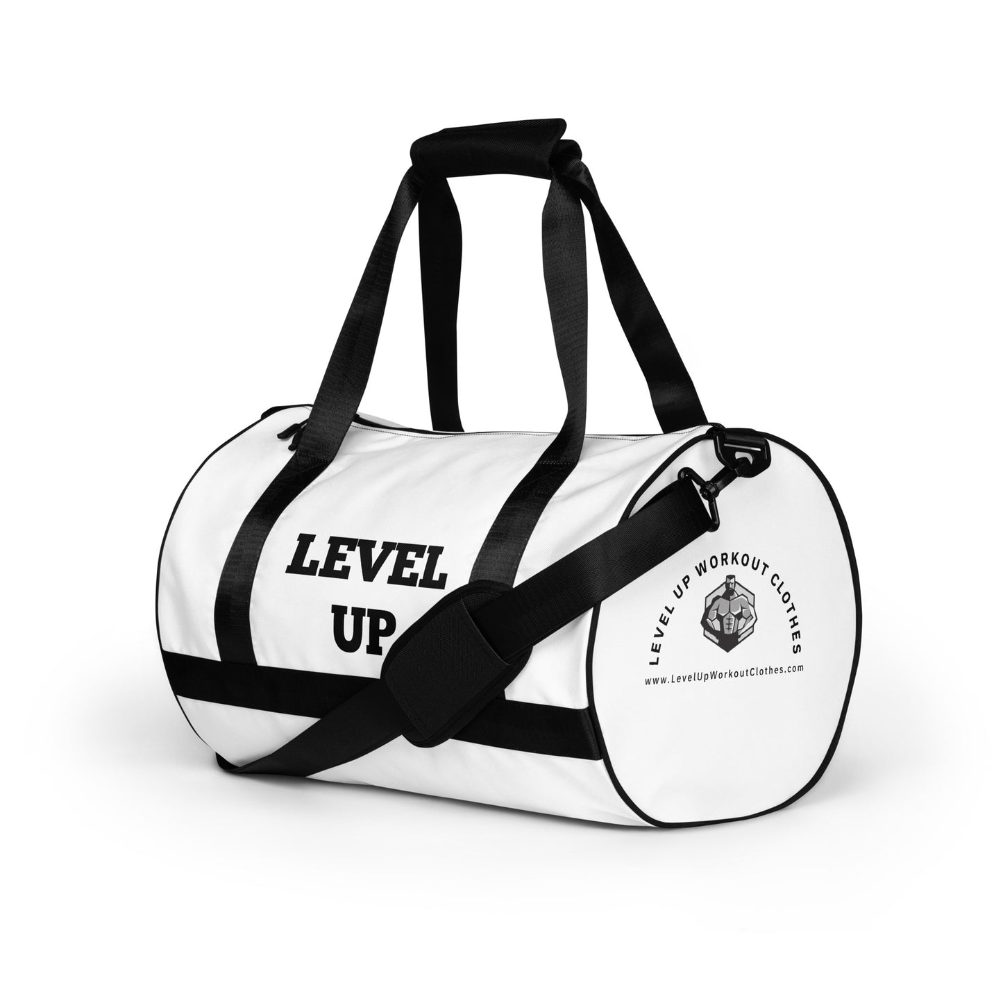 White Level Up Gym Bags