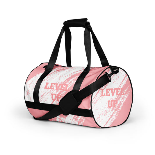 Pink Wave Gym Bags