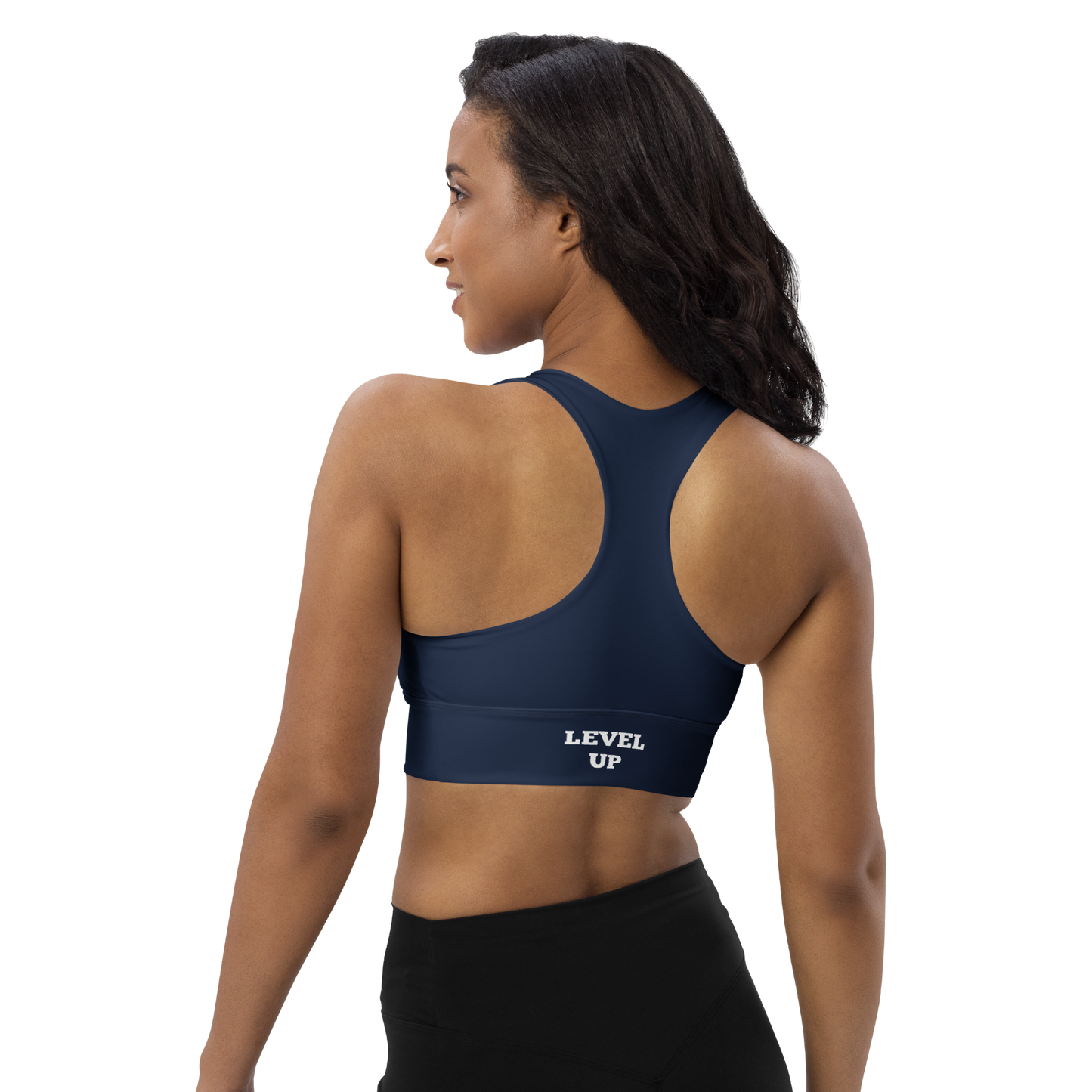 Navy Level Up Sports Bras