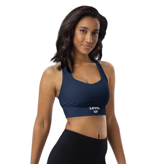 Navy Level Up Sports Bras