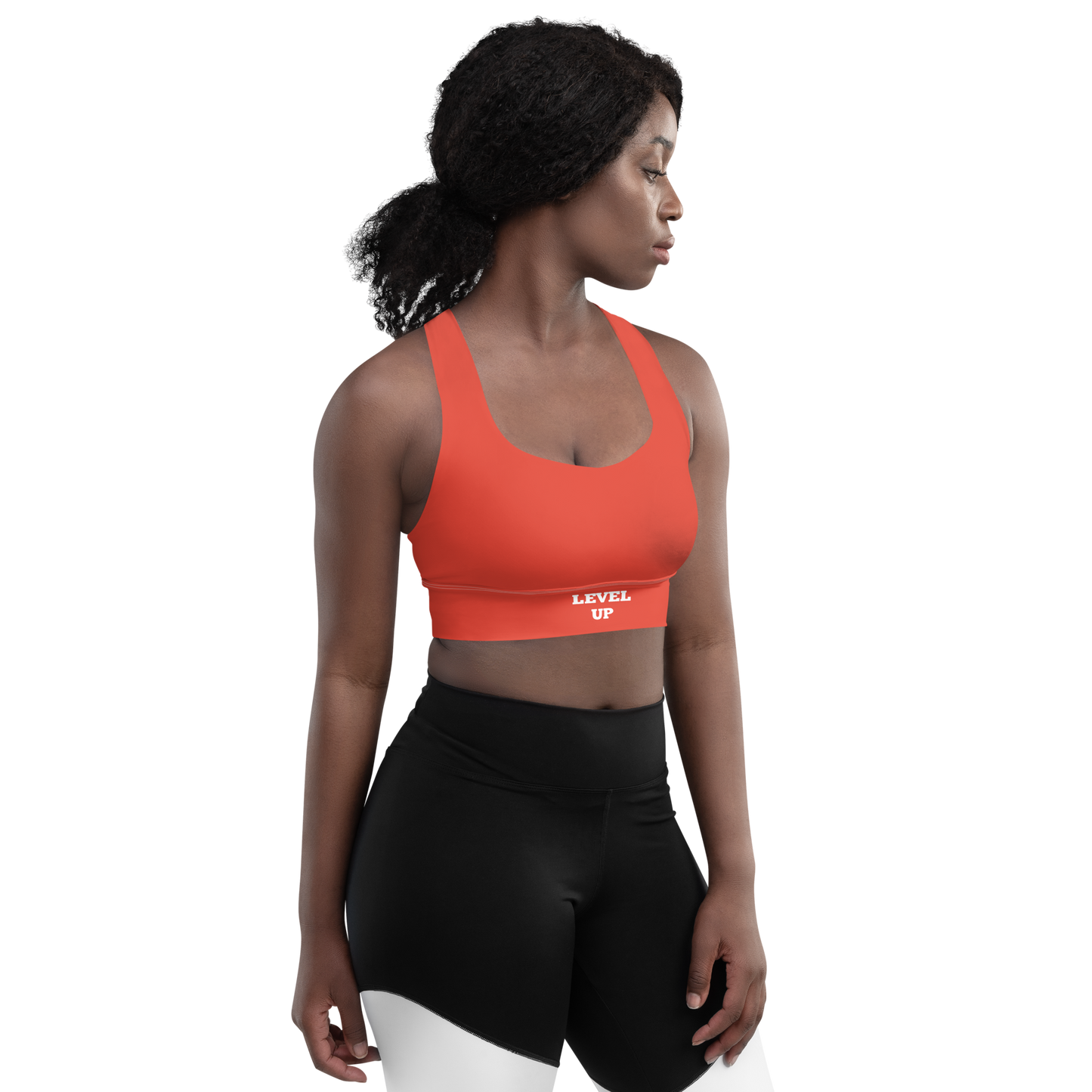 Coral Level Up Sports Bras