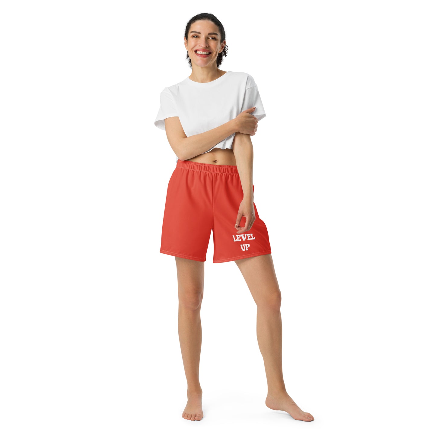 Coral Level Up Shorts