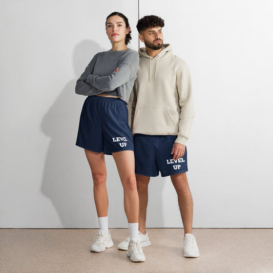 Navy Level Up Shorts