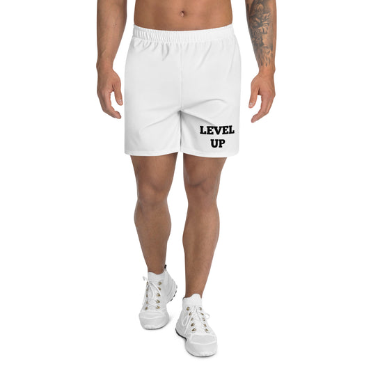 White Level Up Shorts