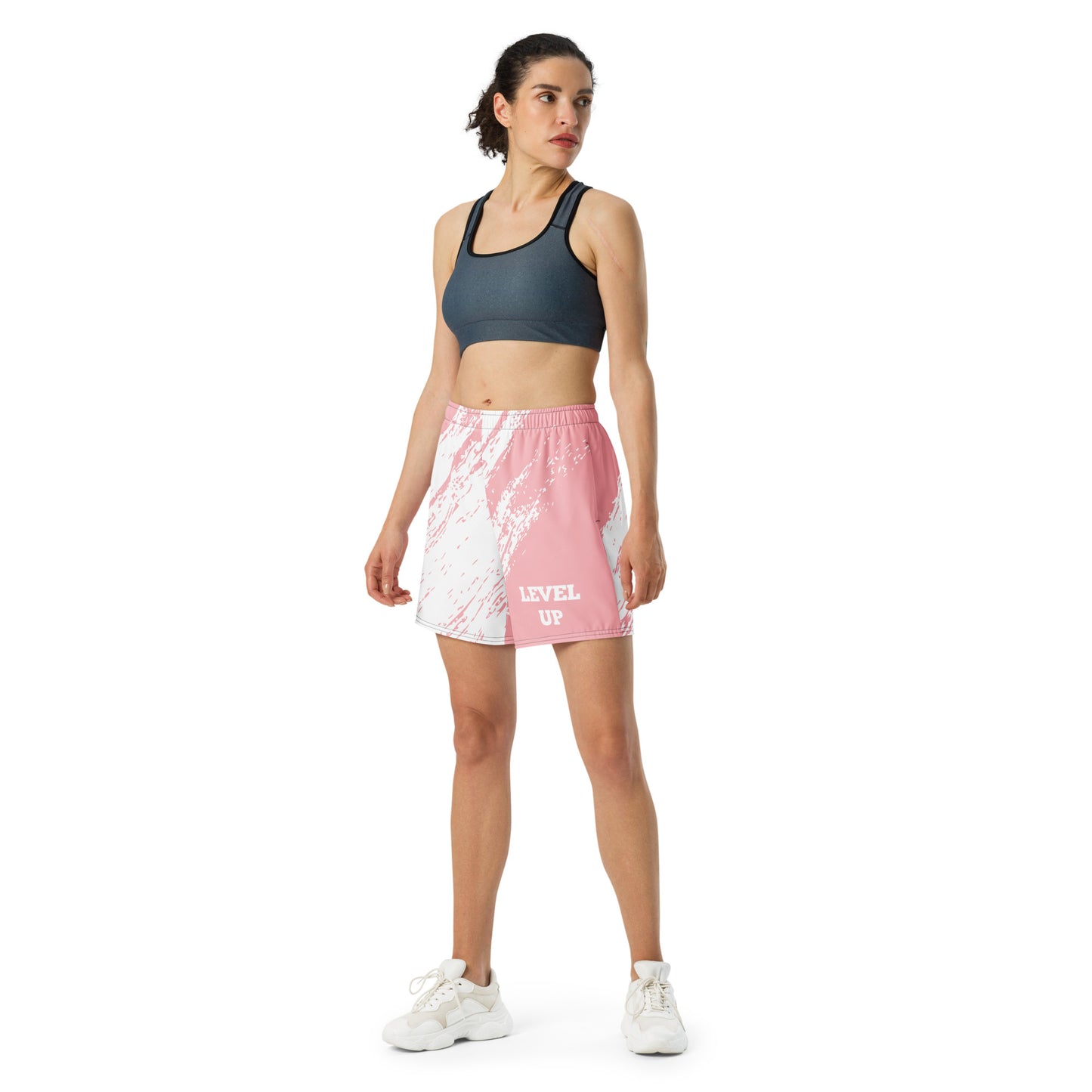 Pink Wave Workout Shorts