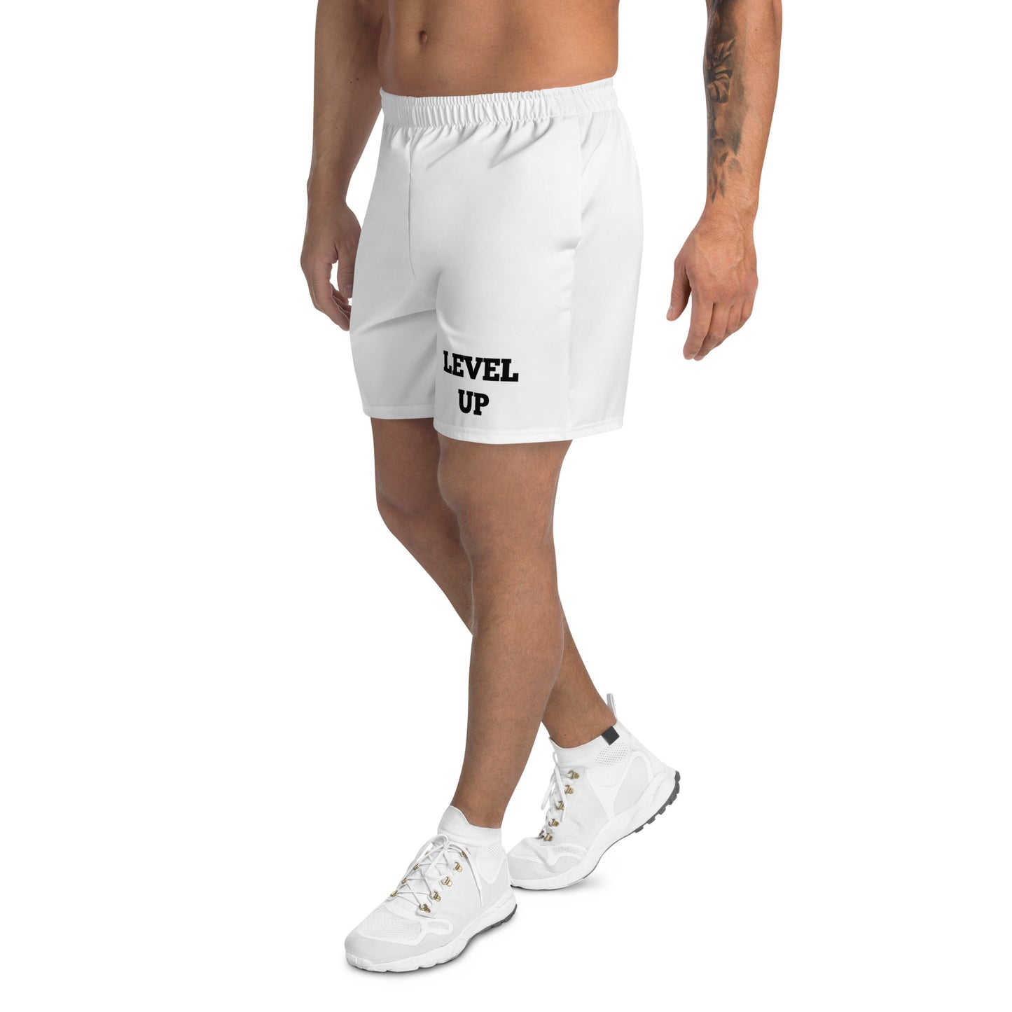 White Level Up Shorts