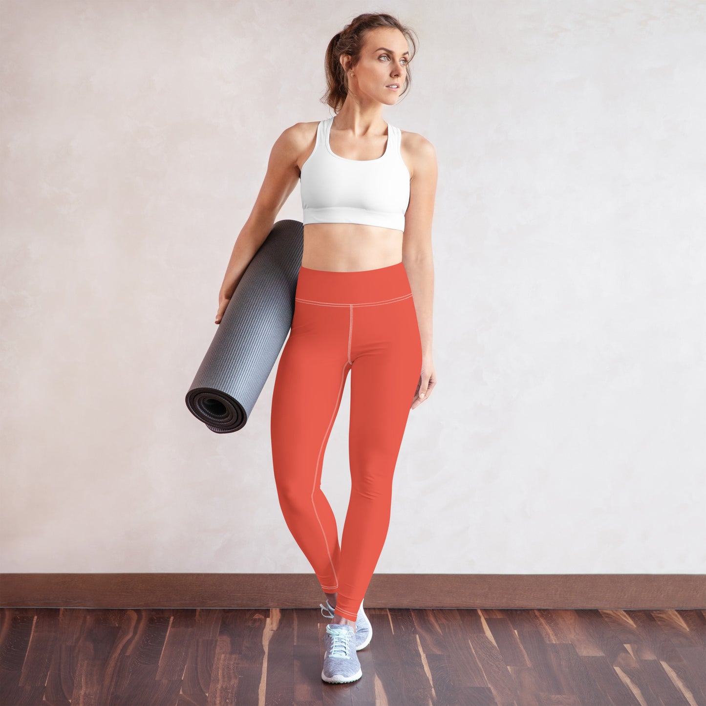 Coral Workout Leggings