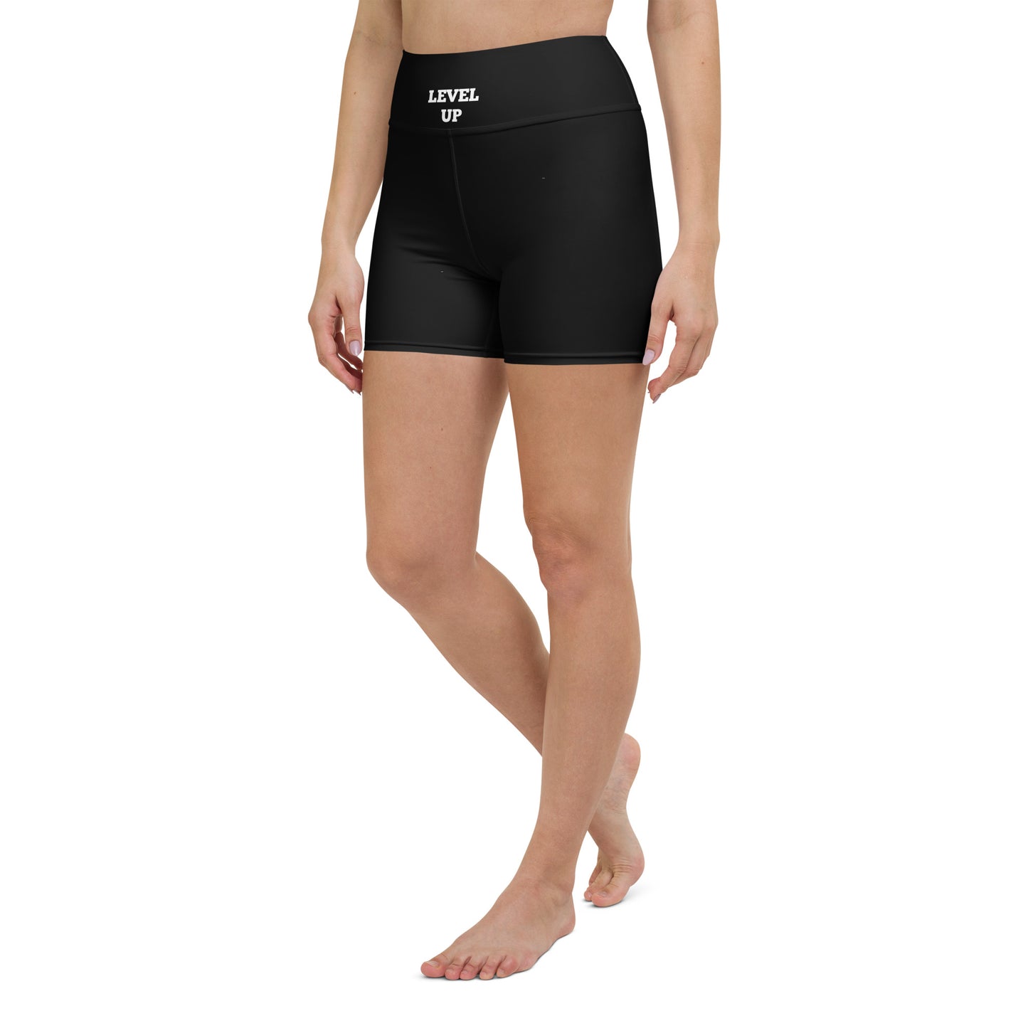 Black Level Up Workout Shorts