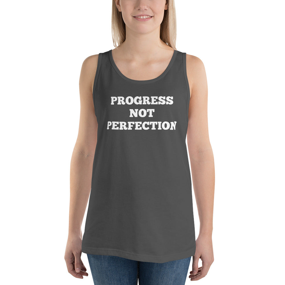 Progress Not Perfection Tank Tops