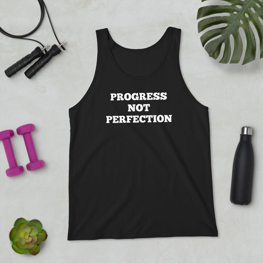 Progress Not Perfection Tank Tops