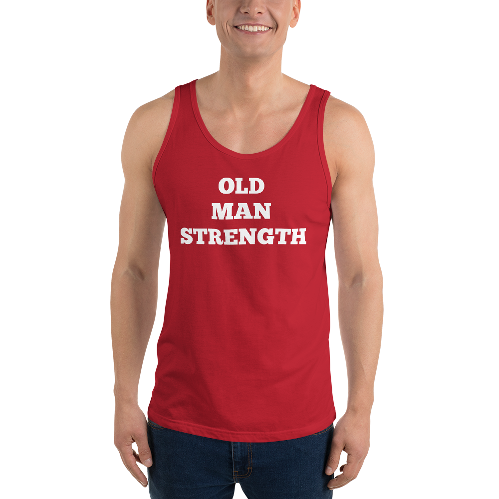 Old Man Strength Tank Tops