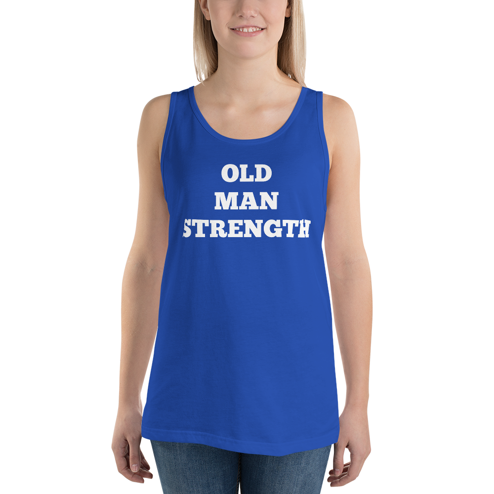 Old Man Strength Tank Tops