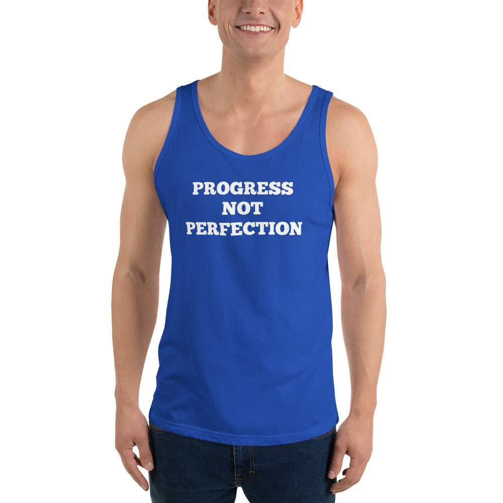 Progress Not Perfection Tank Tops