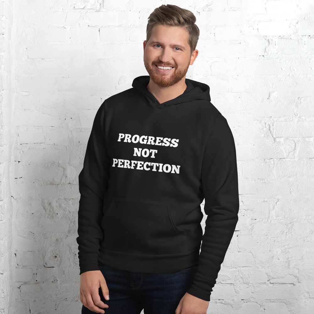 Progress Not Perfection Hoodies