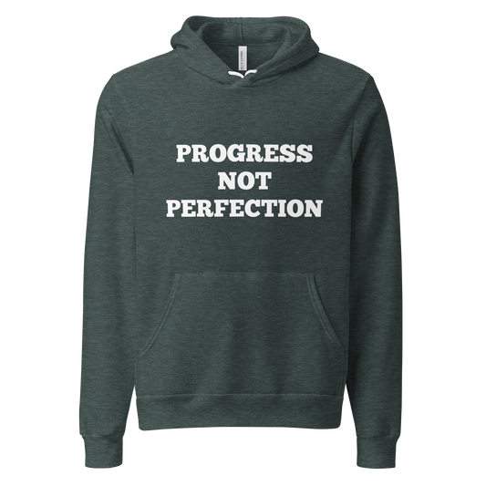 Progress Not Perfection Hoodies