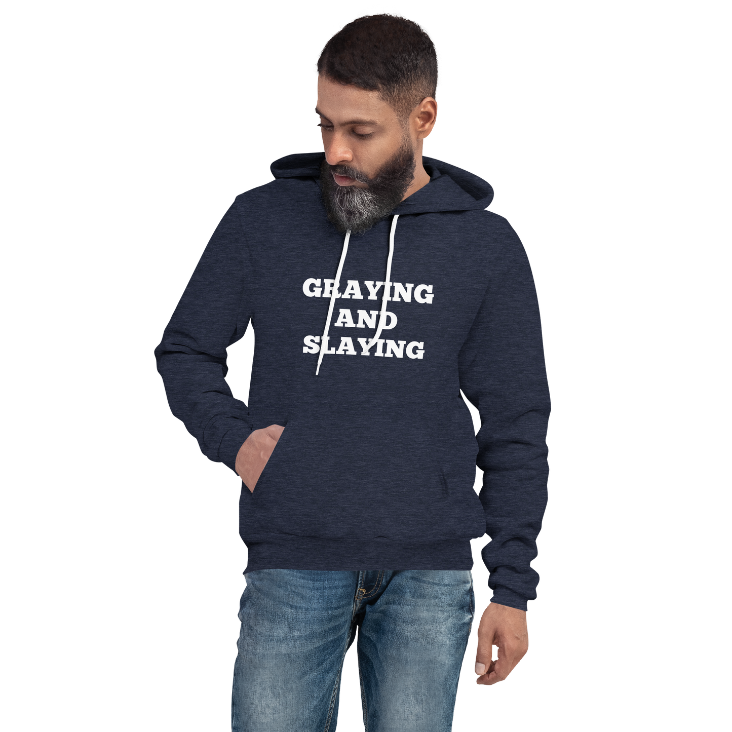 Graying and Slaying Hoodies